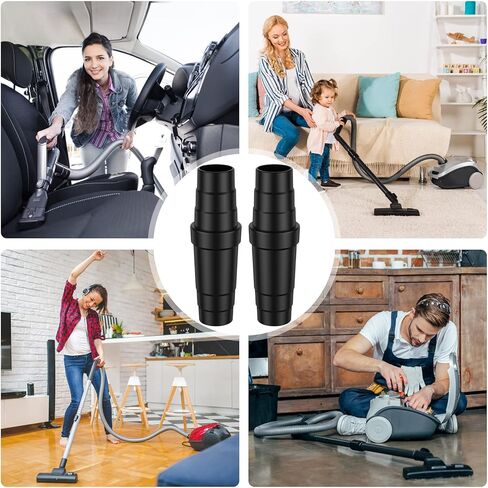 2Pcs Vacuum Cleaner Adapter Universal Vacuum Hose Adapter Professional Extraction Hose Adaptor Replacement Wet Dry Cleaner Attachment Converter for Tool in Saudi Arabia