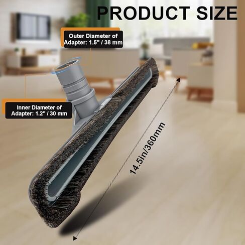 مجموعة أدوات أرضية مكنسة الظهر متوافقة مع مكنسة ProTeam Vacuum & Hoover C2401، عصا S + فرشاة شعر حصان مقاس 14 بوصة + فرشاة سجاد مقاس 14 بوصة، وصلة 1.5 بوصة، قطع غيار لمكنسة الظهر ProTeam in Saudi Arabia