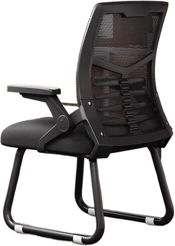 Classic High Back Computer Chair Home Study Desk Chair Breathable Mesh Ergonomic Stool Office Chair Commercial Conference Chair Desk Task Chair(Black) in Saudi Arabia