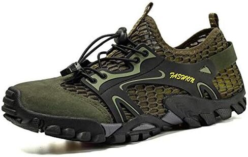 Mens Quick Dry Water Shoes, Mesh Hiking Trekking Outdoor Aqua Footwear, Camping, River Creek, Rainforest Hike,Beach in Saudi Arabia