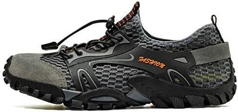 Mens Quick Dry Water Shoes, Mesh Hiking Trekking Outdoor Aqua Footwear, Camping, River Creek, Rainforest Hike,Beach in Saudi Arabia