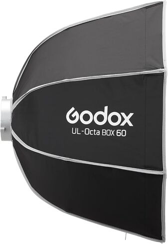 Godox UL-Octa Box 150 Centimeters / 60 Inches Quick Release Octagonal Softbox – Foldable Octa Softbox with Diffusers & Fast Setup, Compatible with Bowens Mount in Saudi Arabia