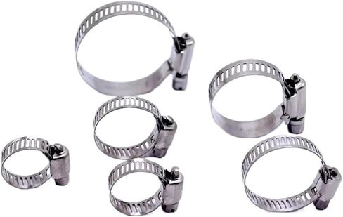 Clamps,Hose Clamps, 1pcs Hose Clamps Adjustable Clamp Hoop 6-44mm in Saudi Arabia