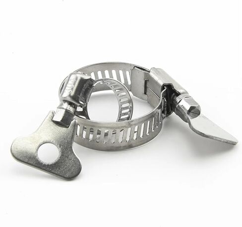 Clamps,Hose Clamps, 2-10 Hose Clamps 6-95mm Adjustable Key Clamp Stainless Steel, For Water Pipes, Etc in Saudi Arabia