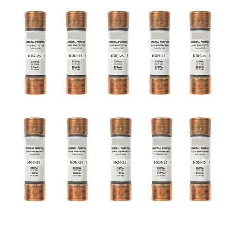 10 عبوات NON-25A غير 25 أمبير لمرة واحدة، NON-25 فئة الحد الحالي K5 خرطوشة الصمامات in Kuwait
