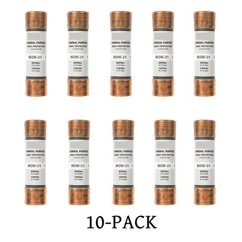 10 عبوات NON-25A غير 25 أمبير لمرة واحدة، NON-25 فئة الحد الحالي K5 خرطوشة الصمامات in Kuwait