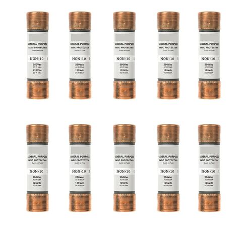 10 عبوات NON-10A غير 10 أمبير لمرة واحدة، NON-10 صمامات خرطوشة فئة K5 الحالية in Kuwait