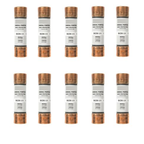 10 عبوات NON-15A غير 15 أمبير لمرة واحدة، NON-15 فئة الحد الحالي K5 خرطوشة الصمامات in Kuwait