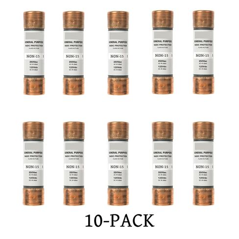 10 عبوات NON-15A غير 15 أمبير لمرة واحدة، NON-15 فئة الحد الحالي K5 خرطوشة الصمامات in Kuwait