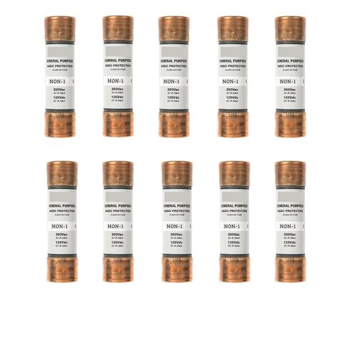 10 عبوات NON-1A غير 1 أمبير لمرة واحدة، غير 1 فئة الحد الحالي K5 خرطوشة الصمامات in Kuwait