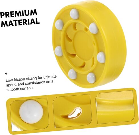 Totority Dry Land Hockey Puck Roller Hockey Game Puck for Men Women with Smooth Flat Surface and Dense Texture Designed for Indoor and Outdoor Training Consistent Powerful Shots in Saudi Arabia