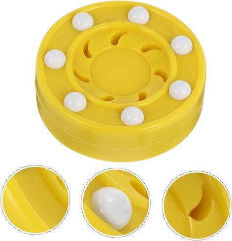 Happyyami Professional Roller Hockey Puck for Street and Floor Games High-Strength Material Smooth Glide for Training and Competition Suitable for Women and Men in Saudi Arabia