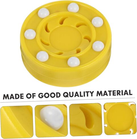 Happyyami Professional Roller Hockey Puck for Street and Floor Games High-Strength Material Smooth Glide for Training and Competition Suitable for Women and Men in Saudi Arabia