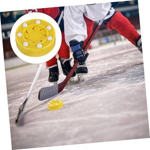 Happyyami Professional Roller Hockey Puck for Street and Floor Games High-Strength Material Smooth Glide for Training and Competition Suitable for Women and Men in Saudi Arabia