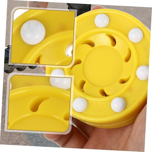 Happyyami Professional Roller Hockey Puck for Street and Floor Games High-Strength Material Smooth Glide for Training and Competition Suitable for Women and Men in Saudi Arabia