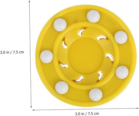Happyyami Professional Roller Hockey Puck for Street and Floor Games High-Strength Material Smooth Glide for Training and Competition Suitable for Women and Men in Saudi Arabia
