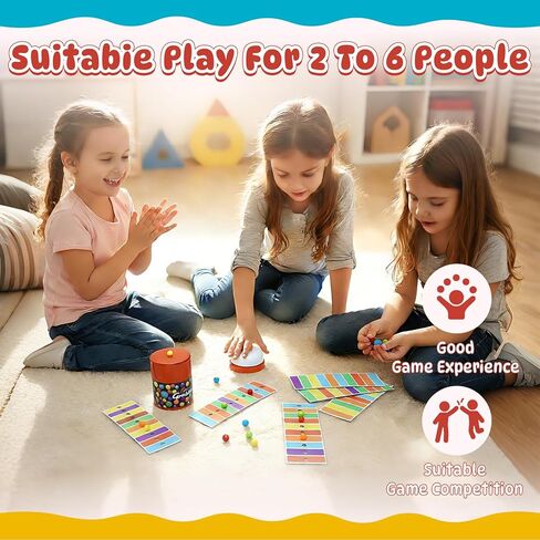 Fast Bead Grabbing Game, Match Color Bingo Game Set, Color Bingo Games for Adults, Hand Speed Challenge Game Best of 2026, Hand Eye Coordination Training, for 2-4 Family Game and Group Gatherings in Saudi Arabia