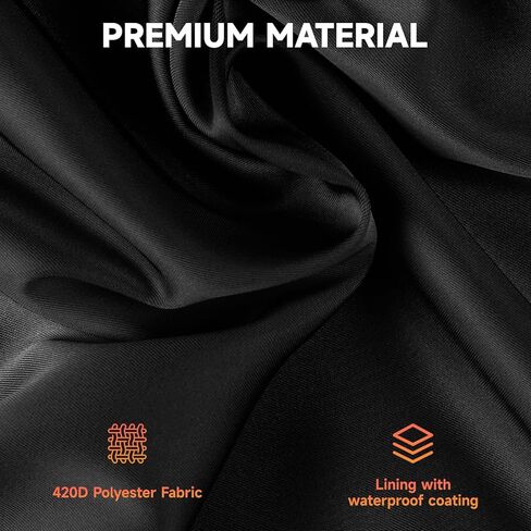 غطاء محرك Roastove الخارجي، أغطية محرك القارب شديدة التحمل 420D، الحجم: 31 بوصة طول × 23 بوصة عرض × 29 بوصة ارتفاع، مناسب للمحرك 115-225 حصان، أسود in Kuwait