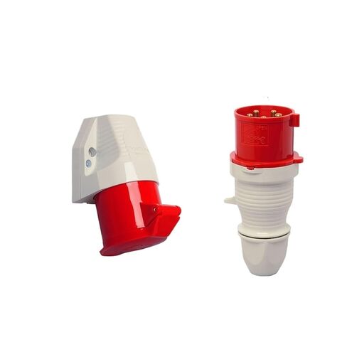 Industrial Plug and Socket Waterproof and dustproof 32A 5P 400V(130) in Saudi Arabia