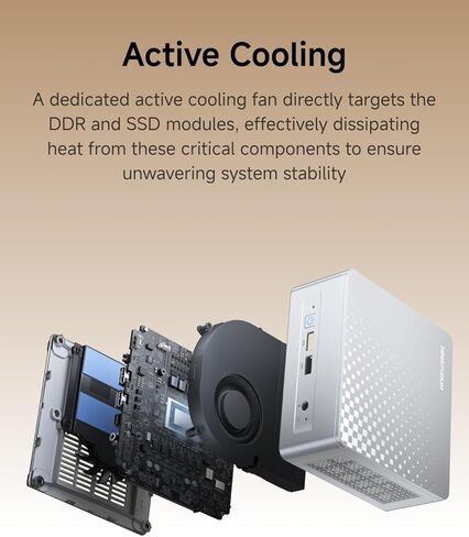 كمبيوتر صغير من MINSFORUM NAB9 Intel Core i9-12900HK 14 نواة/20 خيط، حتى 5.0 جيجا هرتز، ذاكرة وصول عشوائي 32 جيجا بايت، 1 تيرابايت PCIe4.0 SSD، كمبيوتر صغير ثنائي 2.5 جيجا RJ45 LAN صغير، 2 × HDMI/USB-C(4K@60 هرتز)، 7X USB المنافذ، واي فاي 6، BT5.2 in Kuwait