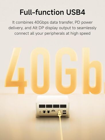 كمبيوتر صغير من MINSFORUM NAB9 Intel Core i9-12900HK 14 نواة/20 خيط، حتى 5.0 جيجا هرتز، ذاكرة وصول عشوائي 32 جيجا بايت، 1 تيرابايت PCIe4.0 SSD، كمبيوتر صغير ثنائي 2.5 جيجا RJ45 LAN صغير، 2 × HDMI/USB-C(4K@60 هرتز)، 7X USB المنافذ، واي فاي 6، BT5.2 in Kuwait