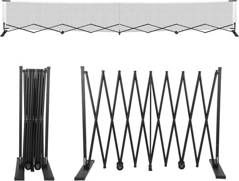 Generic 22FT Retractable Net with Steady Metal Frame Portable Net System Free Assembly & Carry Bag for Competitive and Recreational Play in Saudi Arabia