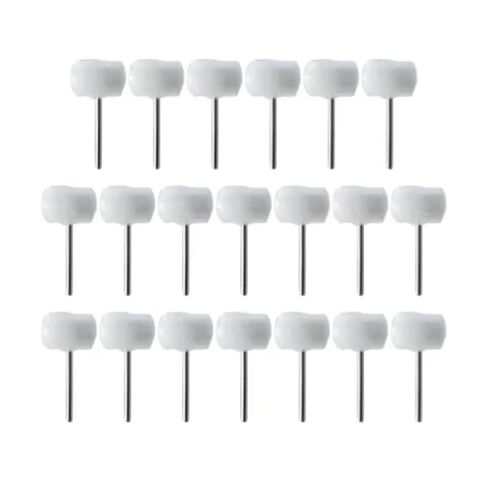 Grinding Sanding Head Abrasive disc Felt 2.35/3mm Shank Buffing Wheels Metal Polish Brush Drill Rotary Tool Accessories(30PCS,2.35mm Shank) in Saudi Arabia