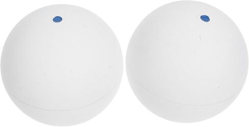 Uonlytech 2pcs Rubber Squash Balls Single Dot Bounce for Beginner Training and Competition Practice, Elastic Reaction Racket Balls for Sports Enthusiasts in Saudi Arabia