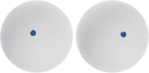 Happyyami Rubber Single Dot Squash Training Balls 2pcs Elastic Bounce Indoor Hand-Eye Coordination Practice Equipment for Beginners and Athletes in Saudi Arabia