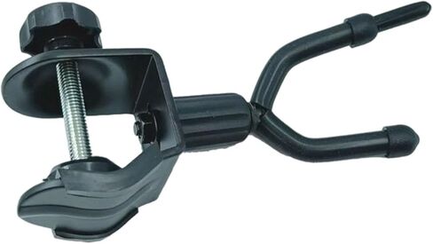 Colaxi Violin Hanger for Mic Stand, Violin Holder, Multifunctional Viola Hook Guitar Hanger for Erhu Ukulele Mandolin Stage Show, Black in Saudi Arabia