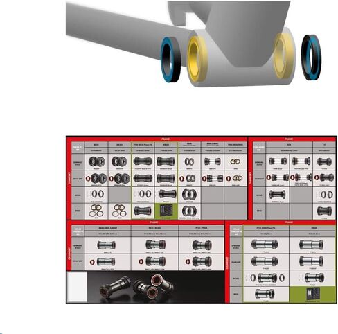 MR2437-2RS الكرة تحمل 24x37x7 مللي متر ABEC-3 MR 24377 RS دراجة BB90 قوس أسفل 24 37 7 كرات محامل in Kuwait