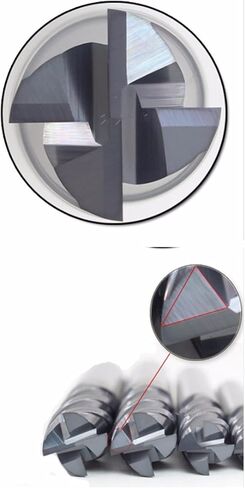 5 قطعة نهاية مطحنة بت مجموعة D3850 4 الناي نهاية المطاحن مثقاب الخشب أداة CNC قاطعة المطحنة بت لطحن أنواع المعادن in Kuwait