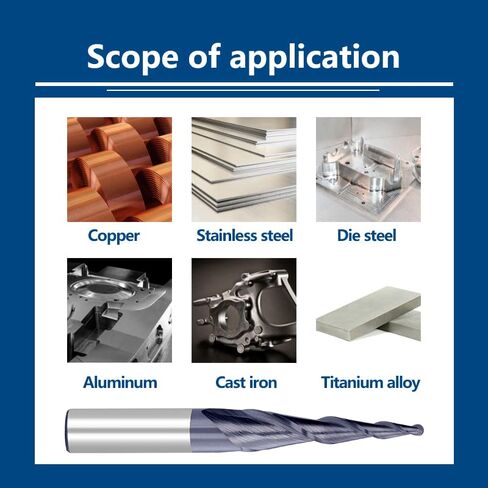 1 قطعة مطحنة نهاية كربيد التنغستن الصلبة R0.4/R1.58 مدبب الكرة الأنف نهاية مطحنة 2 الناي 6.35 مللي متر عرقوب كربيد Endmills قاطعة المطحنة المعدنية in Kuwait