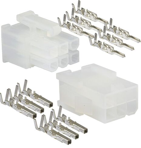 مجموعة موليكس -2 كاملة - (6 دوائر) مع 18-24 AWG، موصل سلك - Mini-Fit Jr ™ in Saudi Arabia