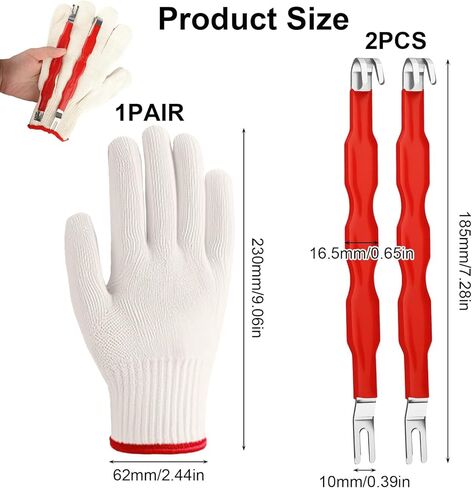 قطعتان من أداة إزالة الموصلات الطرفية الكهربائية للسيارات، كماشة فصل كهربائية مزدوجة الرأس مع قفازات، عالمية لأنظمة أسلاك الشاحنات وسيارات الدفع الرباعي، مجموعة أدوات إزالة الأطراف in Kuwait