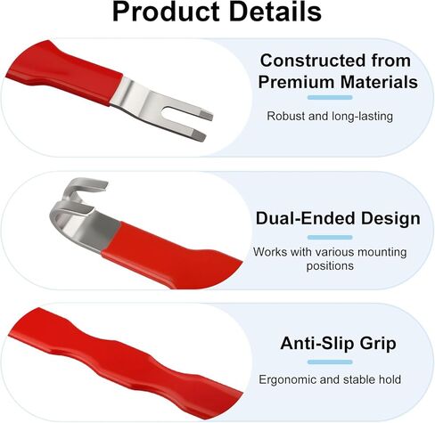 قطعتان من أداة إزالة الموصلات الطرفية الكهربائية للسيارات، كماشة فصل كهربائية مزدوجة الرأس مع قفازات، عالمية لأنظمة أسلاك الشاحنات وسيارات الدفع الرباعي، مجموعة أدوات إزالة الأطراف in Kuwait
