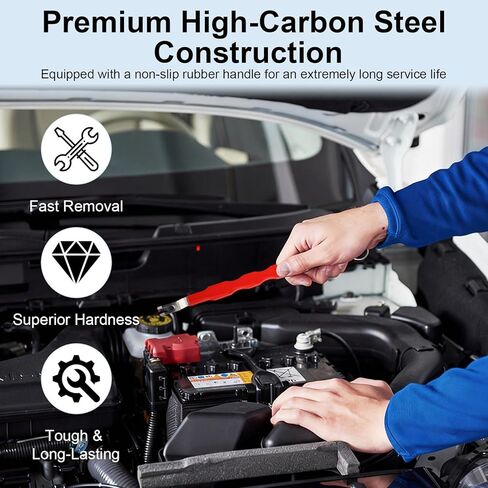 قطعتان من أداة إزالة الموصلات الطرفية الكهربائية للسيارات، كماشة فصل كهربائية مزدوجة الرأس مع قفازات، عالمية لأنظمة أسلاك الشاحنات وسيارات الدفع الرباعي، مجموعة أدوات إزالة الأطراف in Kuwait