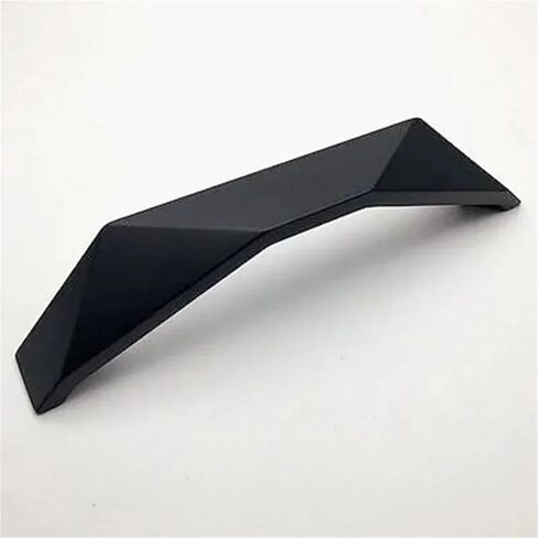 Simple Golden Gray Black Cabinet Door Drawer Pulls Cupboard Furniture Handles Hardware 1Pcs(Dumb Black 128mm) in Saudi Arabia