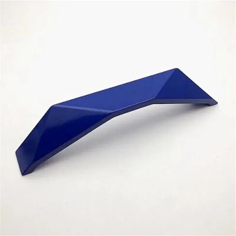 Simple Golden Gray Black Cabinet Door Drawer Pulls Cupboard Furniture Handles Hardware 1Pcs(Blue 128mm) in Saudi Arabia