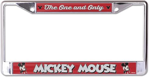 WinCraft License Plate Frame S/L Printed Disney Mickey Mouse in Saudi Arabia