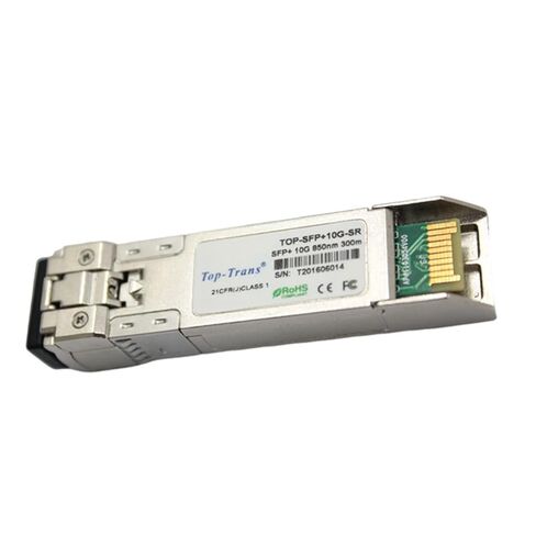 TOP-SFP + 10G-SR 10G وحدة الألياف الضوئية متعددة الأوضاع SFP + 10G 300m LC وحدة بصرية للواجهة in Saudi Arabia