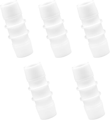 Plastic Hose Barb 3/4" Barbed Connectors Joint Splicer Mender Adapter for Aquarium Liquid Air (Pack of 5) in Saudi Arabia