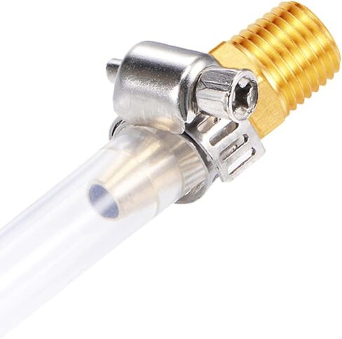 Uenede Brass Hose Barb Fittings, 1/8" NPT Male to 1/8" Barbed Air Hose Fittings, Brass Air Line Repair Connectors for Compressor Fuel Oil (Pack of 2) in Saudi Arabia