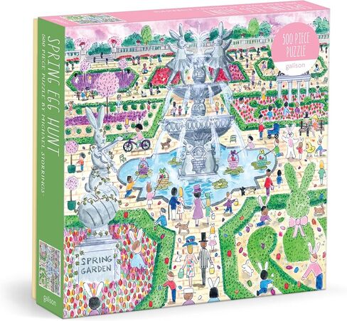 Galison Easter Candy Shop – 500 Piece Michael Storrings Jigsaw Puzzle Featuring Beautiful Artwork of an Easter Candy Confectionery in Kuwait