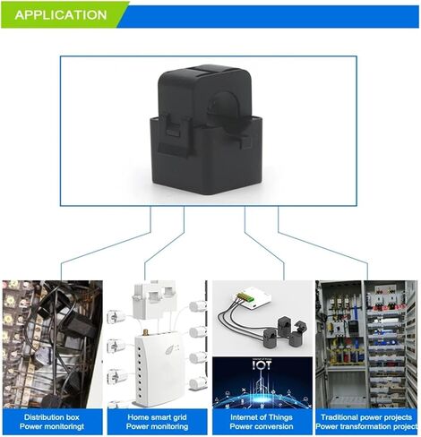 سبليت الأساسية KCT-10 30A/30mA CL:0.5 UL1015AWG24 المشبك على المحولات الحالية in Saudi Arabia