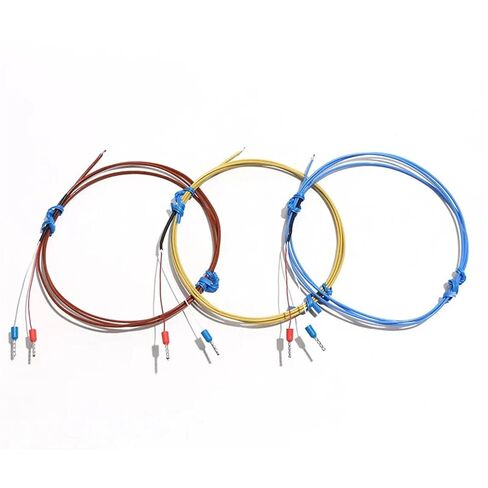 K-Type J/T-Type Thermocouple Exposed Solder Joint Temperature Measuring Line Fast Sensor with PI Adhesive Film 1Pcs(T 1.5M with PI) in Kuwait