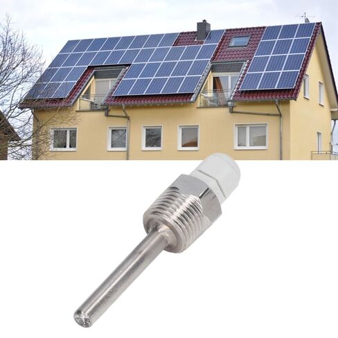 Stainless Steel Thermowell 64mm - Water Proof Temperature Sensor Probe for Industrial Solar Systems, M12 Thread Sealed Protection in Saudi Arabia