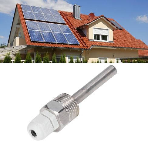 Stainless Steel Thermowell 64mm - Water Proof Temperature Sensor Probe for Industrial Solar Systems, M12 Thread Sealed Protection in Saudi Arabia
