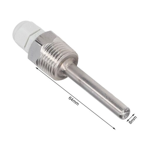 Stainless Steel Thermowell 64mm - Water Proof Temperature Sensor Probe for Industrial Solar Systems, M12 Thread Sealed Protection in Saudi Arabia