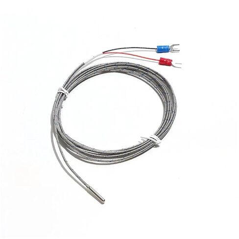 Thermocouple K-Type Temperature Sensor Small Cylindrical Probe 3x15mm 3x20mm 3x30mm Cable 0.5M/1M/1.5M/2M/3M/4M/5M 0-600℃ 1Pcs(K probe3x30mm 2M) in Saudi Arabia